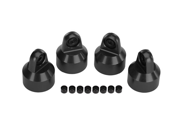 Traxxas Shock caps, aluminum (hard-anodized, PTFE-coated), GTX s