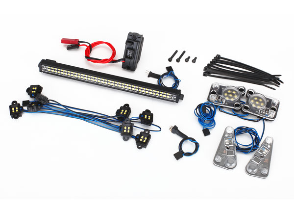 Traxxas LED light set, complete (contains rock light kit, LED li