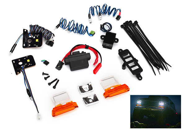 Traxxas Bronco LED light set, complete with power supply (contai