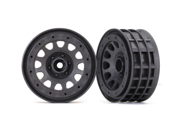 Traxxas Wheels, Method 105 2.2 \' (charcoal gray, beadlock) (bea