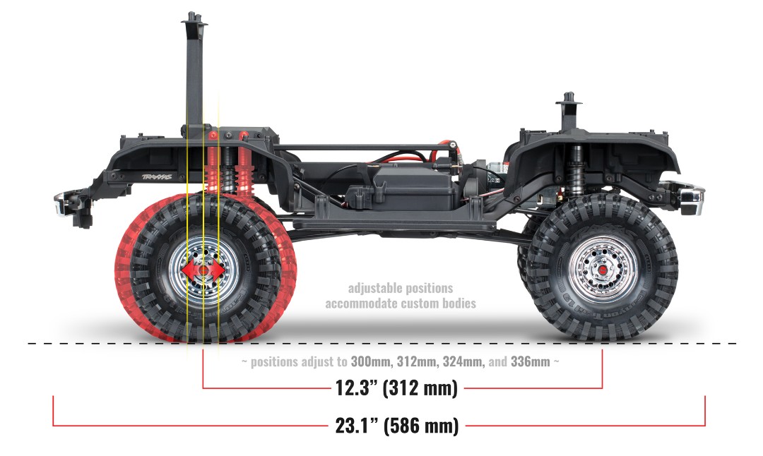 Traxxas TRX4 1979 Ford Bronco 1/10 Crawler, XL-5 HV, Titan 12T R