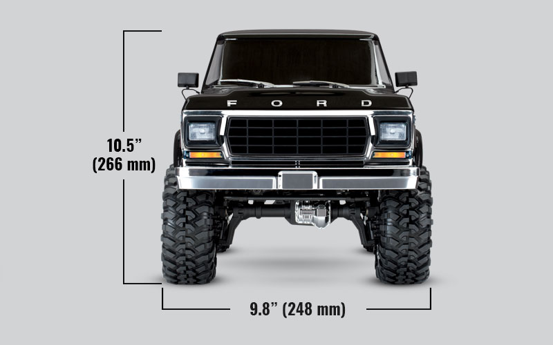 Traxxas TRX4 1979 Ford Bronco 1/10 Crawler, XL-5 HV, Titan 12T R