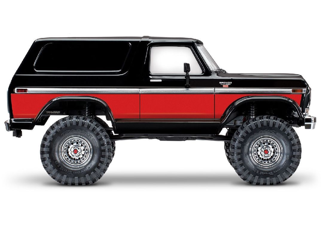 Traxxas TRX-4 1979 Ford Bronco Clipless Body - Red