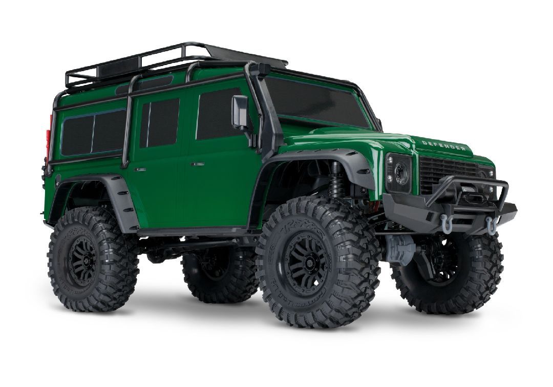 Traxxas 1/10 TRX-4 Defender 4WD RTR, Clipless Mounting - Green