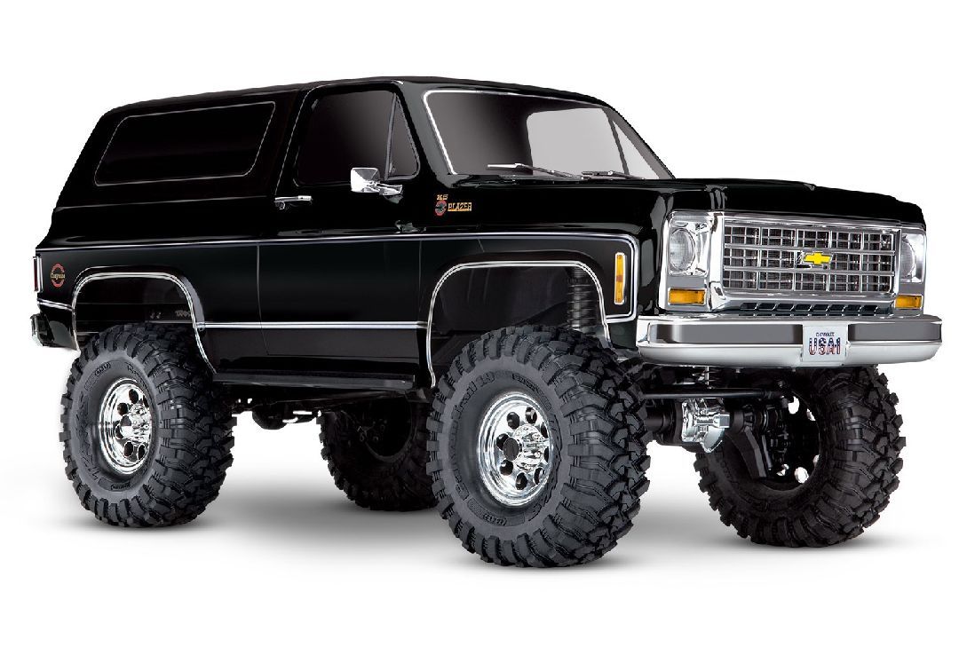 Traxxas TRX4 79 Chevy Blazer 1/10 Crawler, Clipless Body - Black