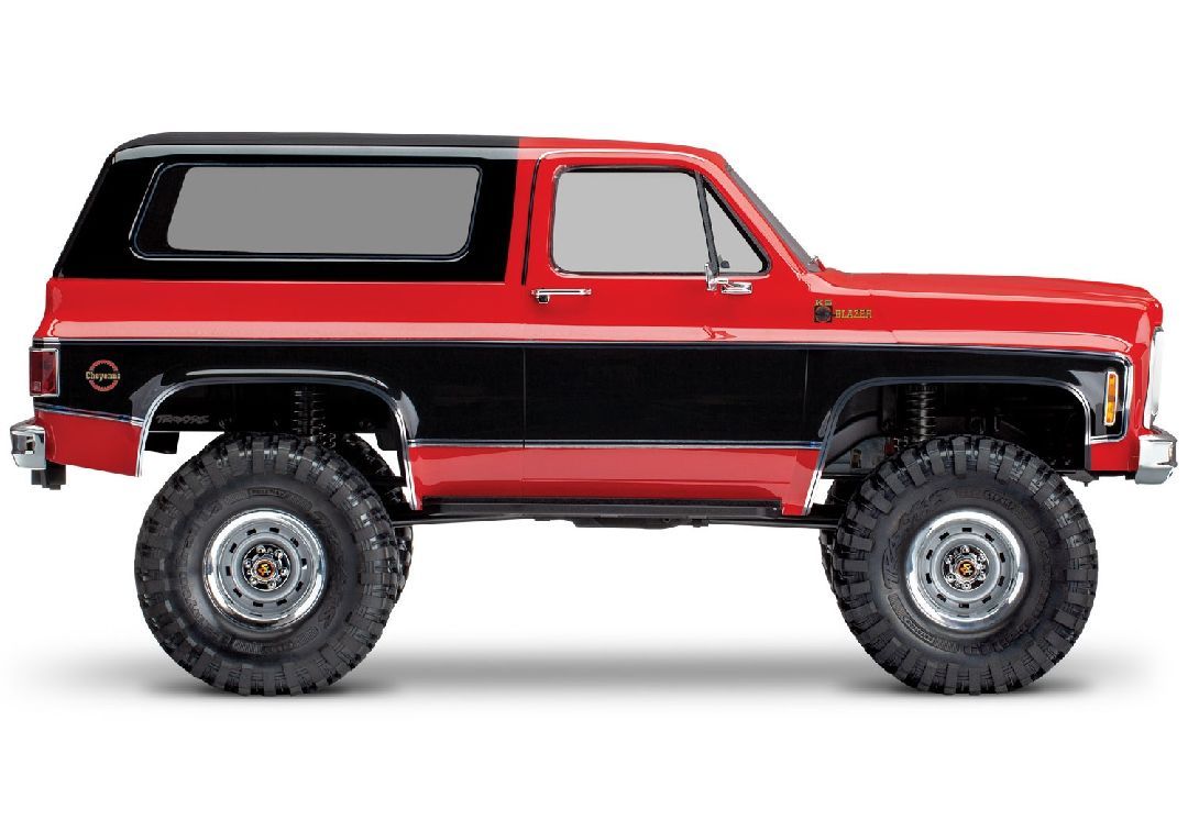 Traxxas TRX4 79 Chevy Blazer 1/10 Crawler, Clipless Body Red