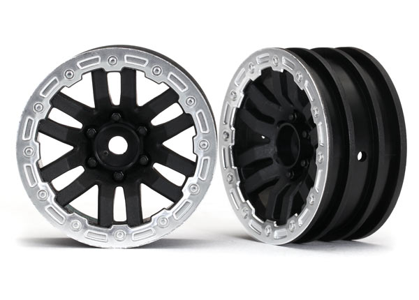 Traxxas Wheels, TRX-4 1.9 (satin beadlock) (2)