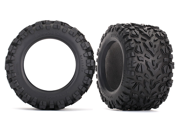 Traxxas Tires, Talon EXT 3.8\" (2), foam inserts (2)