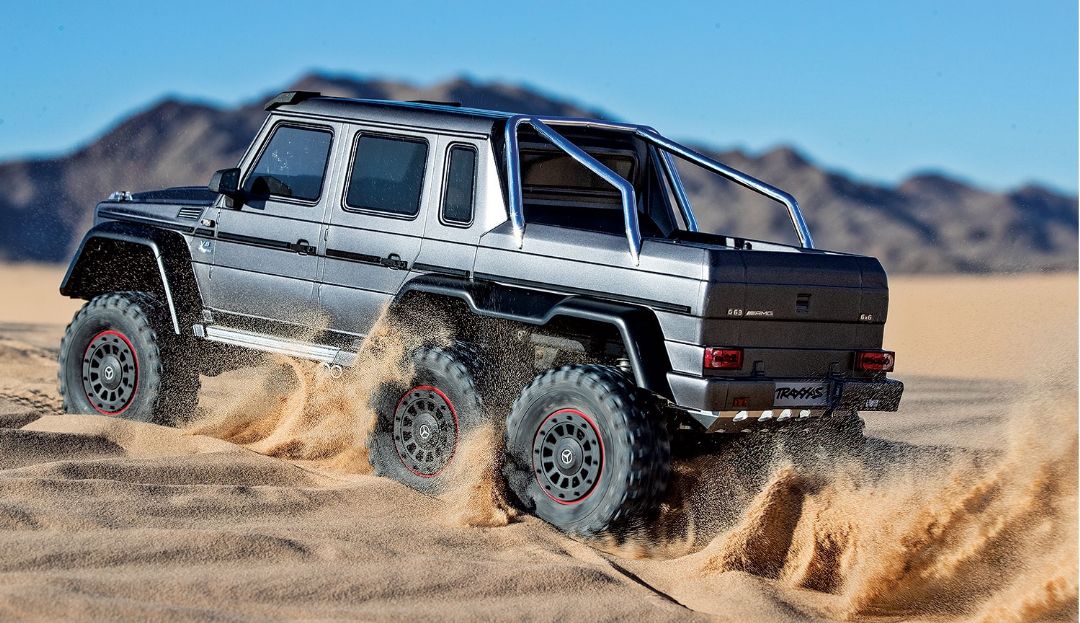 Traxxas Mercedes-Benz G 63 AMG TRX4 6x6 1/10 Crawler - Silver