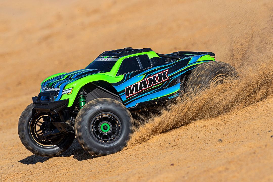 Traxxas Maxx with 4S ESC - Green 1/10 Scale 4WD Brushless w/wide