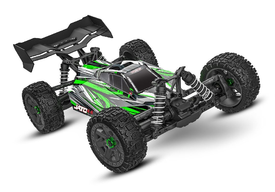 Traxxas Jato 4x4 Brushless BL-2S with clipless body - Green