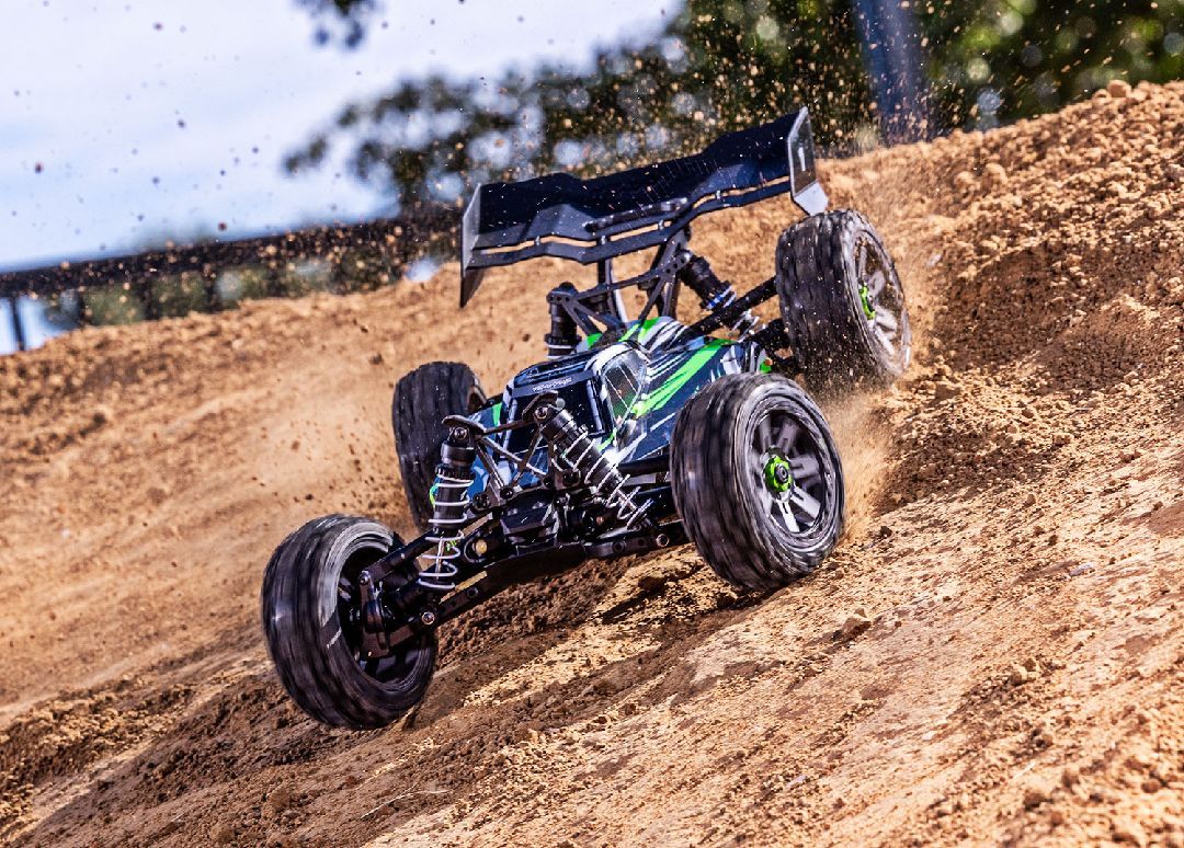 Traxxas Jato 4x4 Brushless BL-2S with clipless body - Green