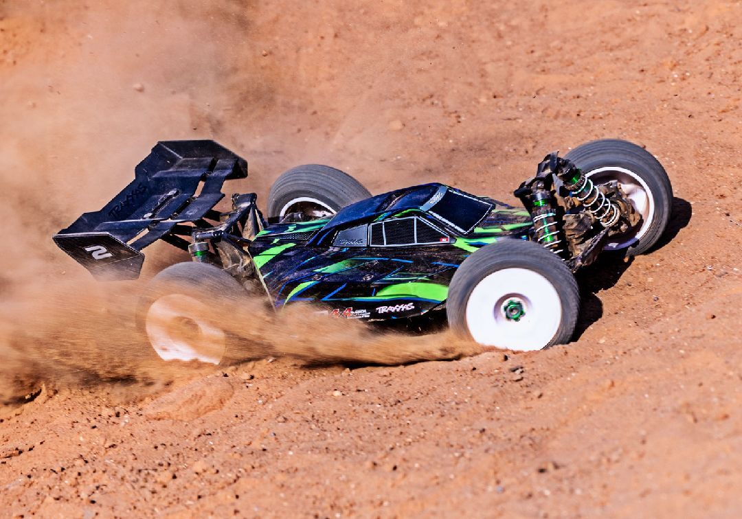 Traxxas Jato 4x4 Brushless VXL 1/8 Scale - Green clipless body