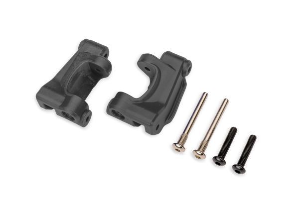 Traxxas Caster blocks, extreme heavy duty, Gray (2) New