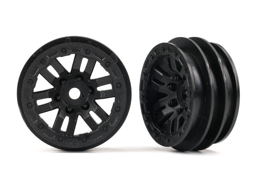 Traxxas Wheels, 1.0\" (Black) (2)