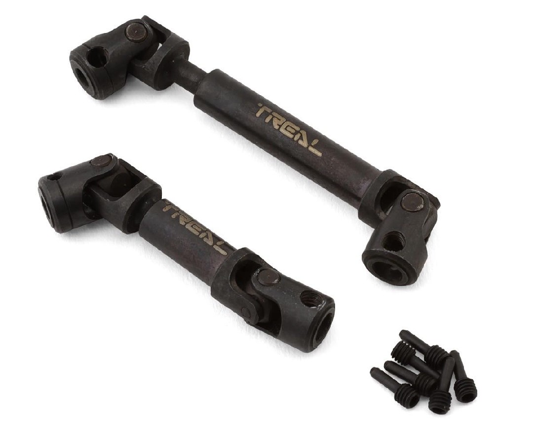Treal Hobby Heavy Duty Steel Center Slider Driveshaft Set for Tr