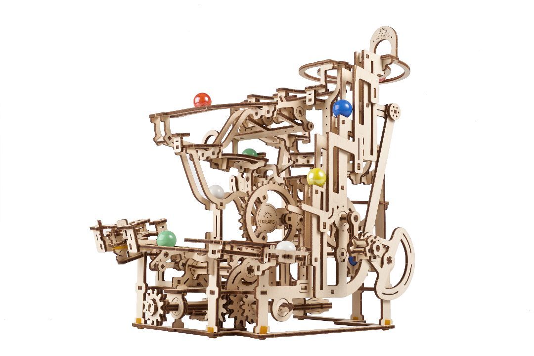 Ugears Marble Run Tiered Hoist - 315 Pieces