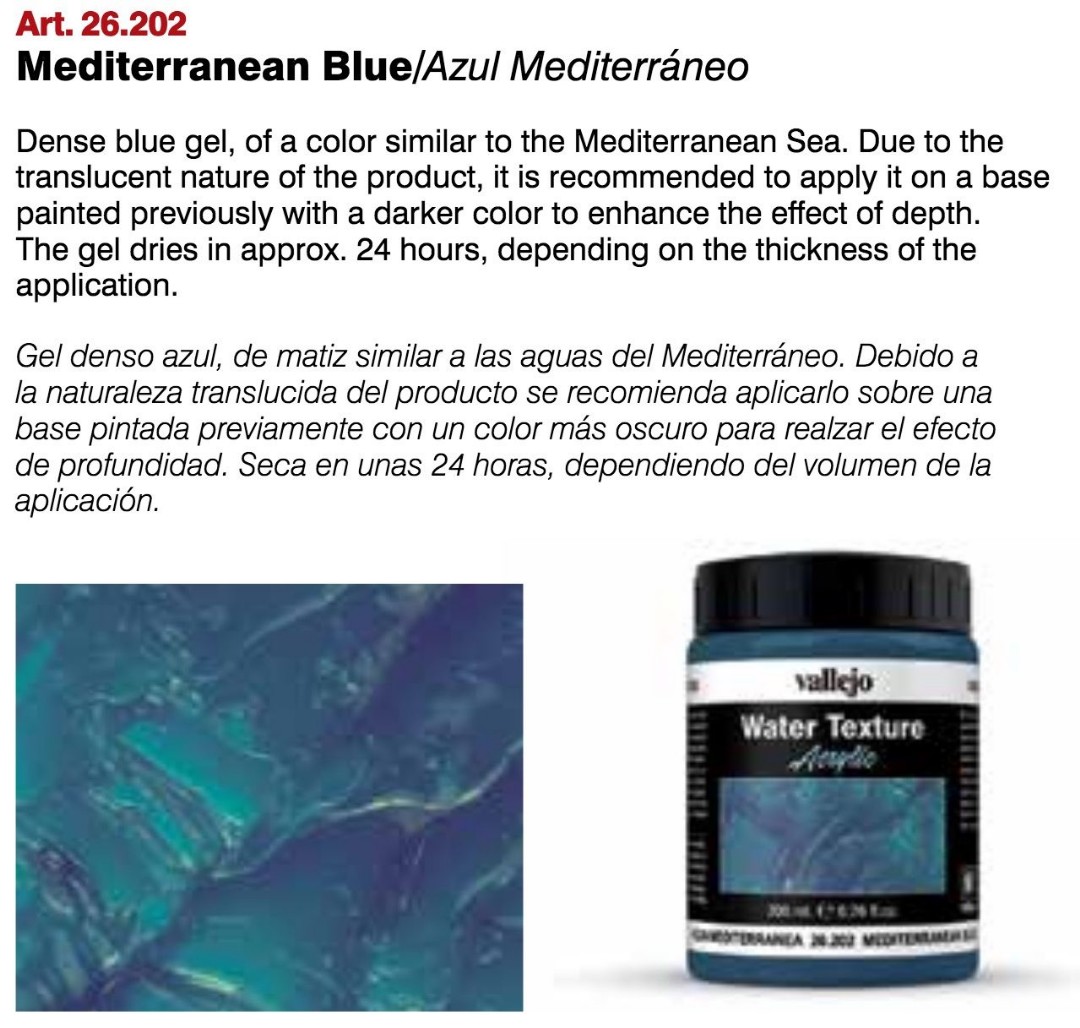 VAL26202 WATER-MEDITERRA NEON BLUE