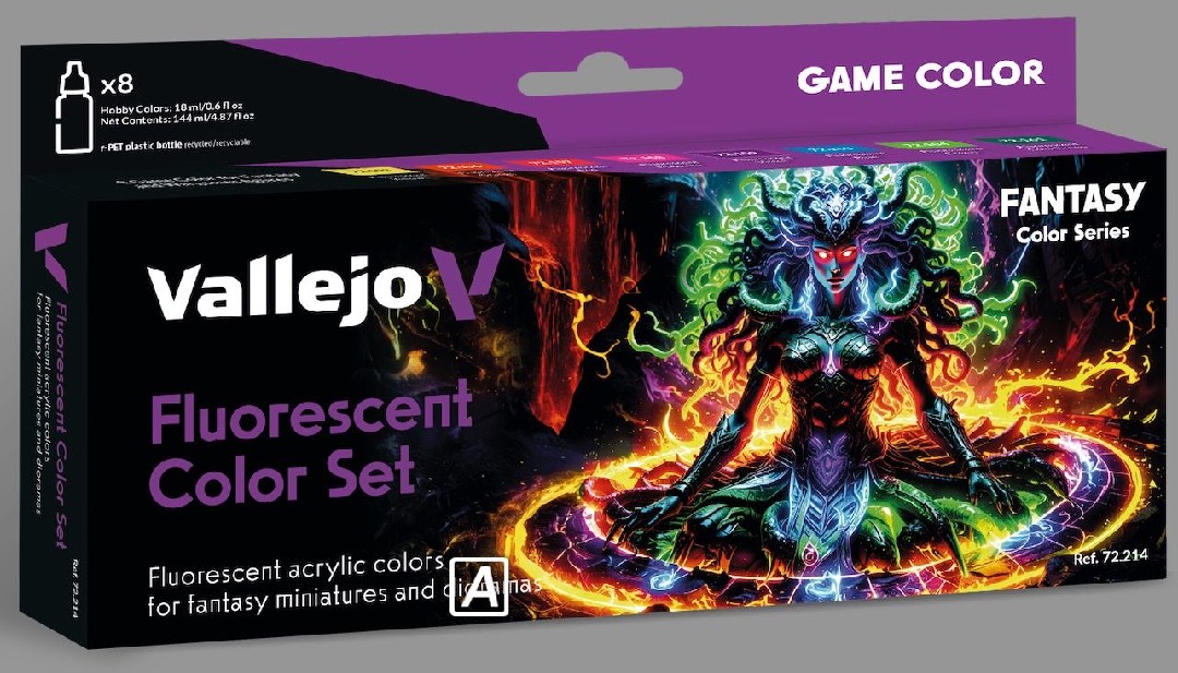 GAME COLOUR DELUXE Florescent Set