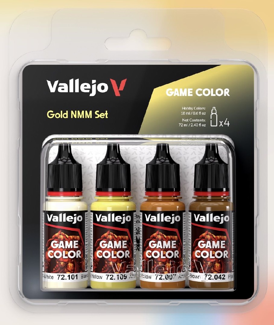 GAME COLOR GOLD NMM COLOUR SET (4PCS) 72101-109-007-042