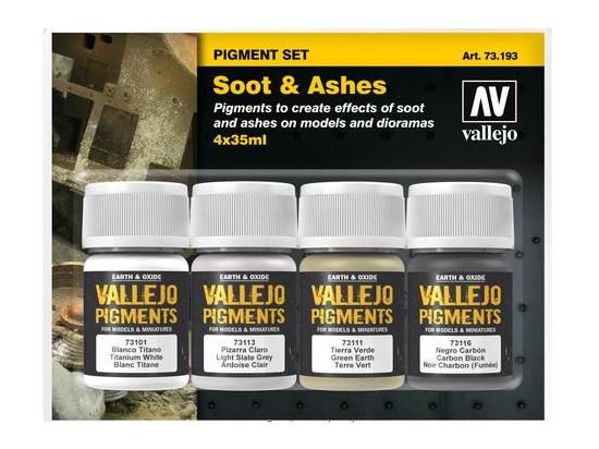 Pigment set Soot and Ashes