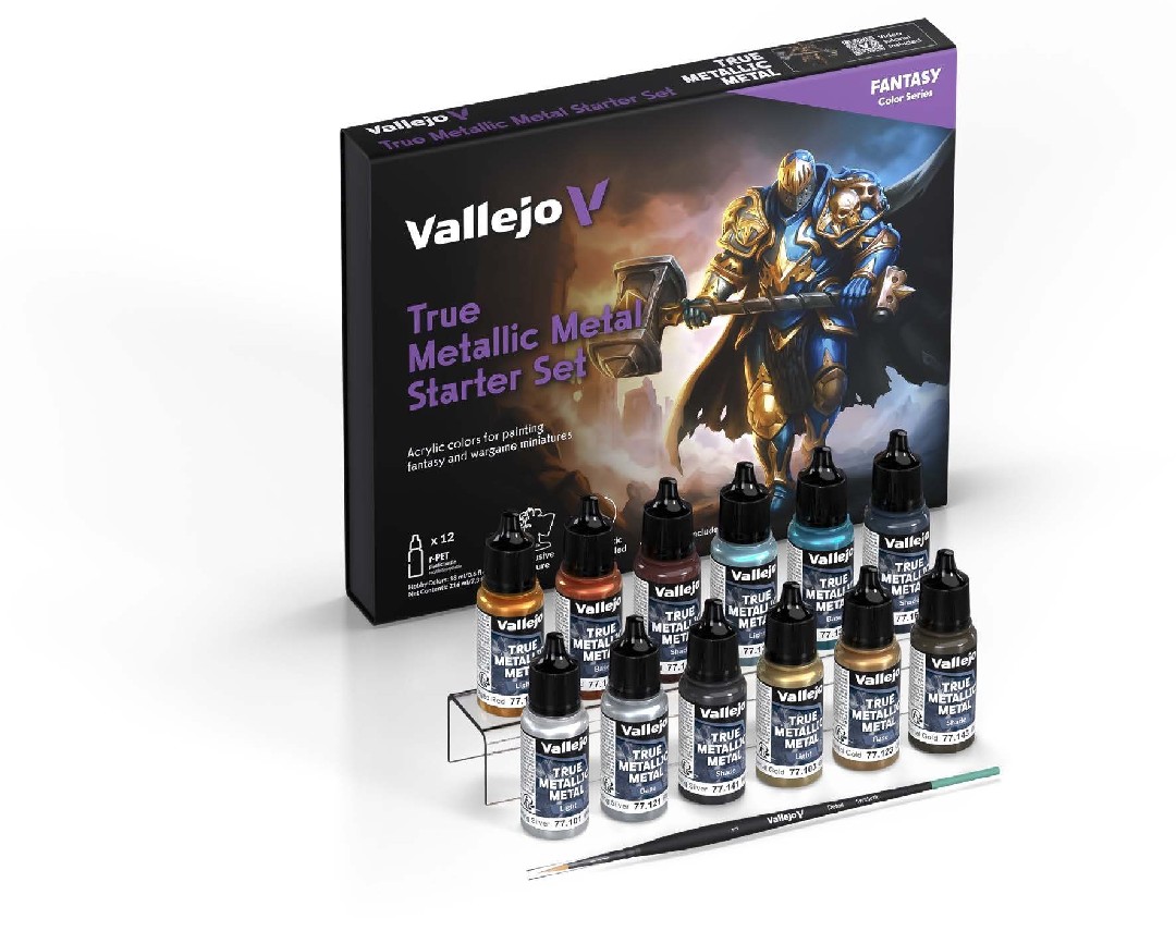 VAL77272 TRUE METALLIC METAL STARTER VALUE SET 10 PAINTS/BRU/MIN VAL77272 TRUE METALLIC METAL STARTER VALUE SET 10 PAINTS/BRU/MIN