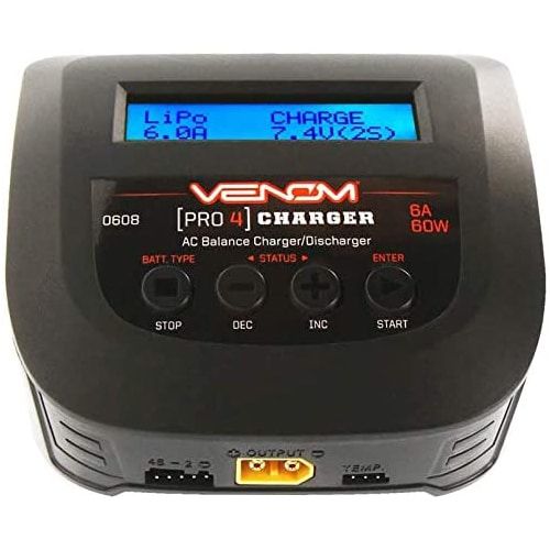 Venom 0608 Power Pro 4 Sport LiPo & NiMH Battery Charger 2S-4S 6