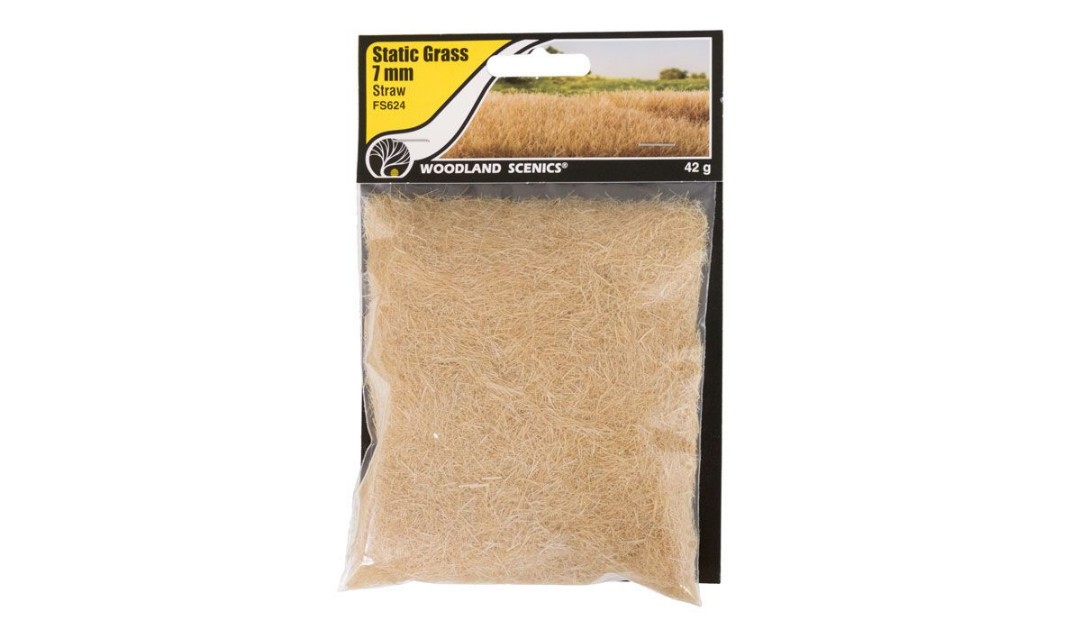 STATIC GRASS STRAW 7MM