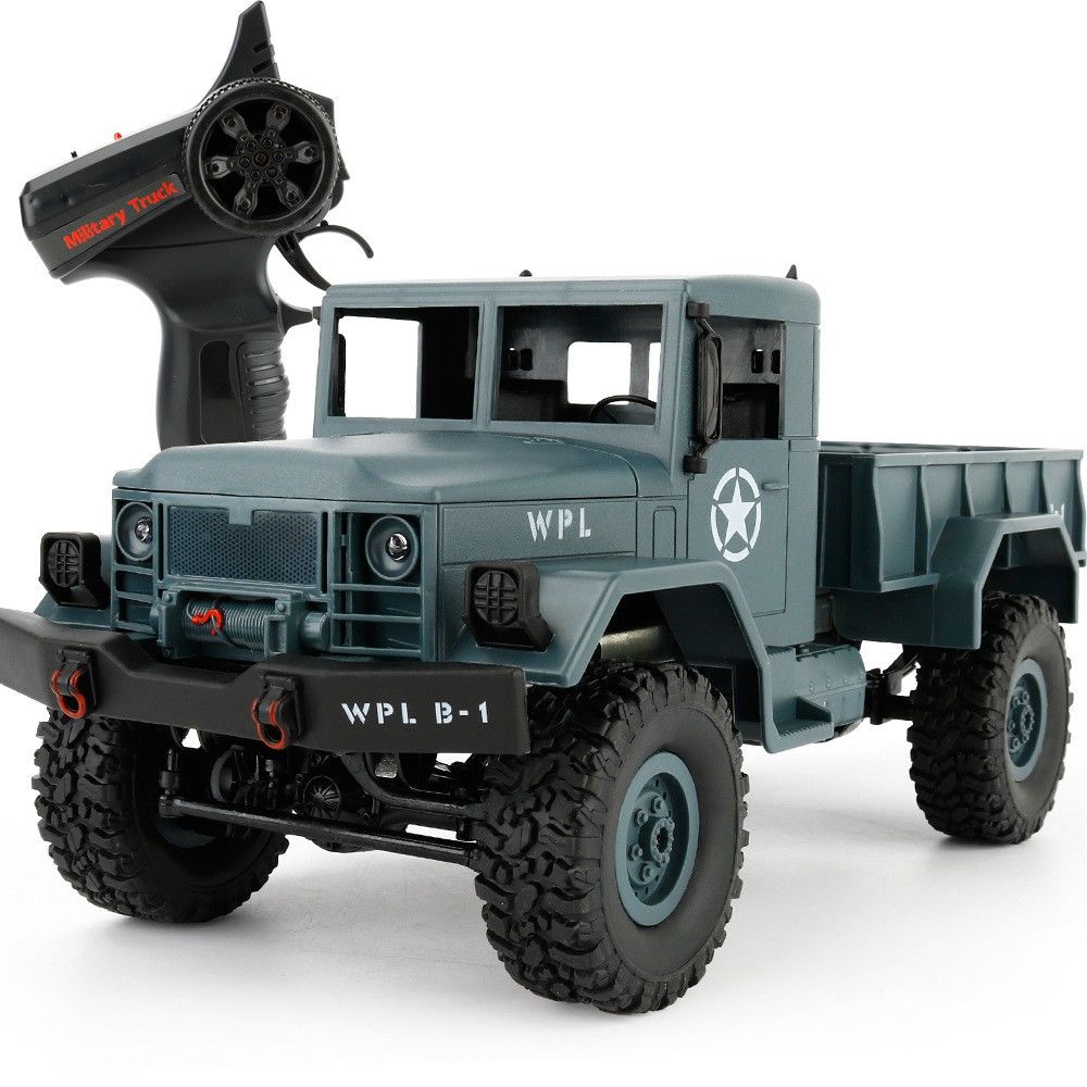 WPL B14 RC Car 1/16 Rock Crawler Off-Road 4WD 2.4G Military Truc