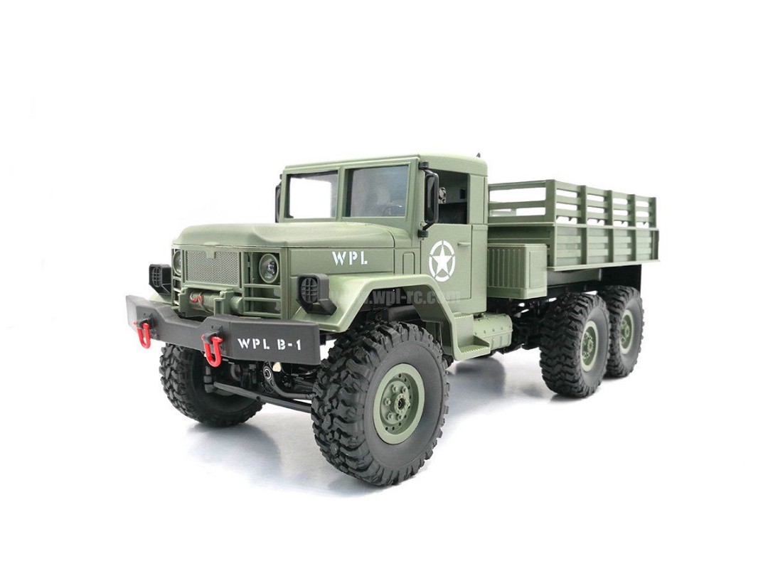 WPL B16 RC Car 1/16 Rock Crawler Off-Road 4WD 2.4G Military Truc