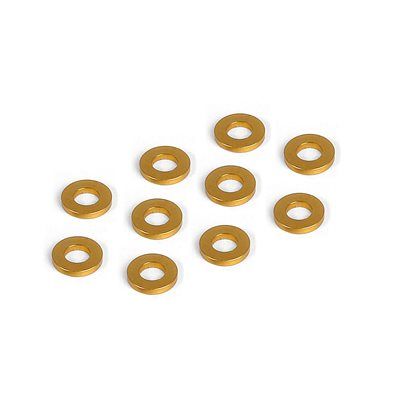 ALU SHIM 3X6X1.0MM - ORANGE (10)