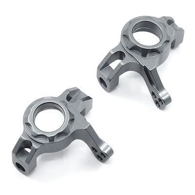 Yeah Racing Axial Wraith Aluminum HD Front Steering Knuckle Grey